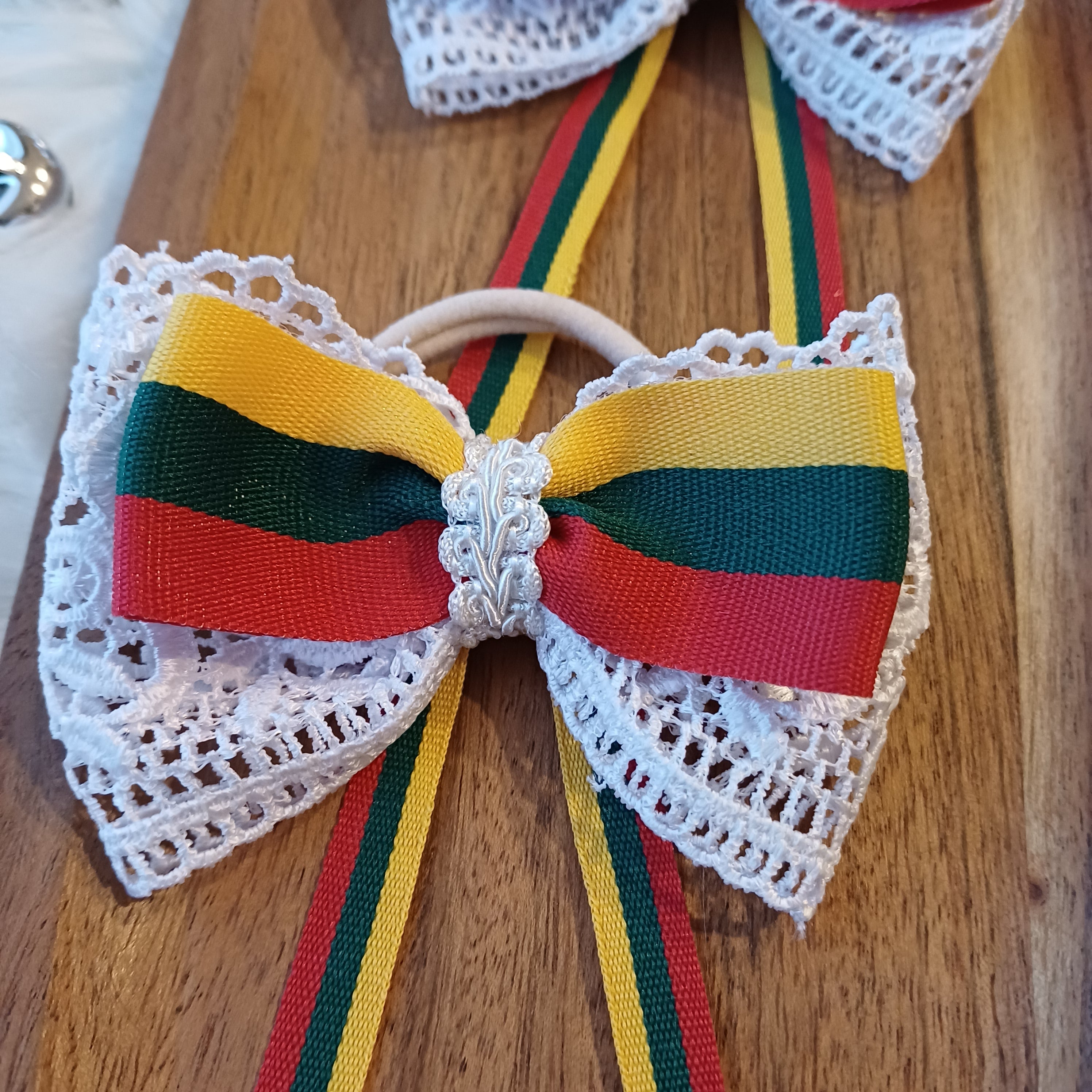 Mergaitiškos rankų darbo plaukų gumelės Lietuva