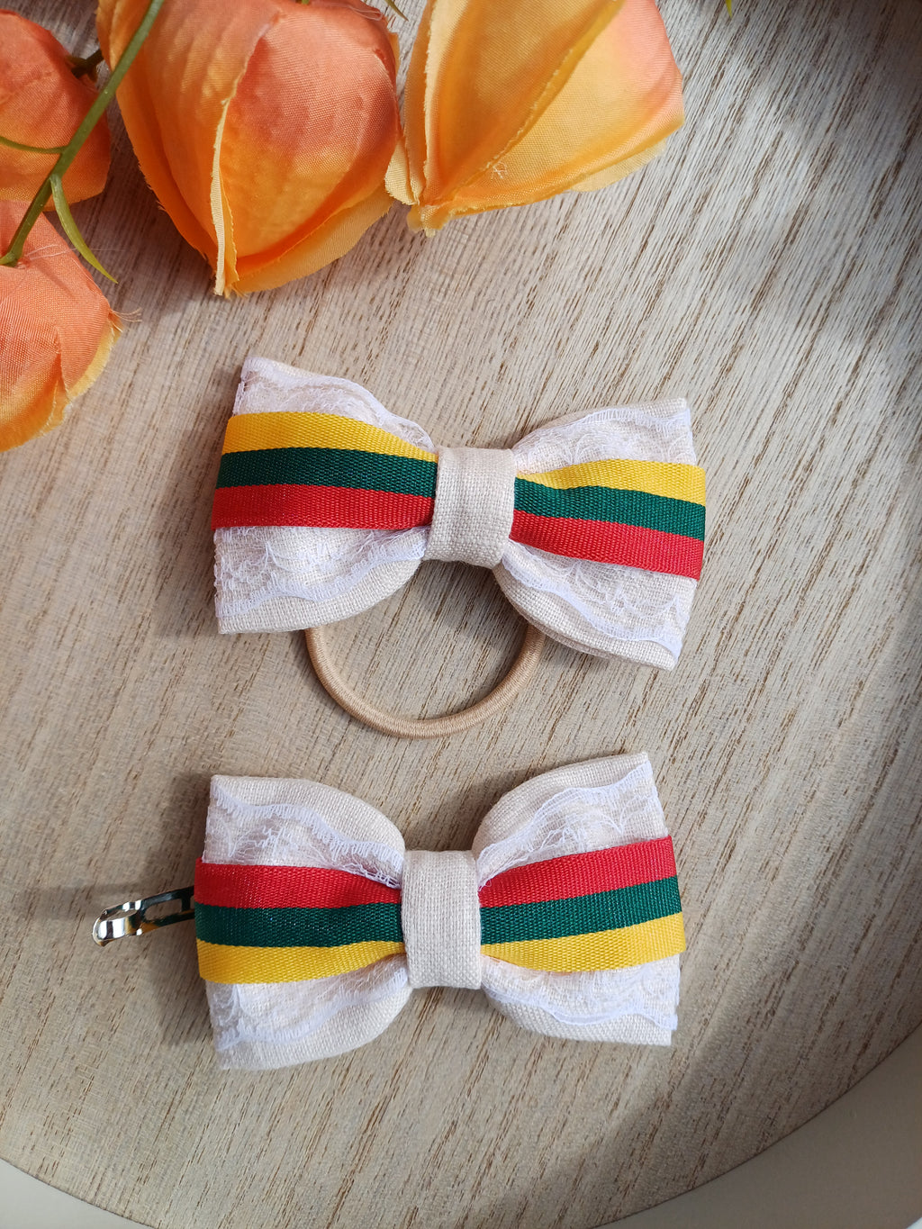 Gumelės ir segtuko rinkinys " Lietuva - balta"
